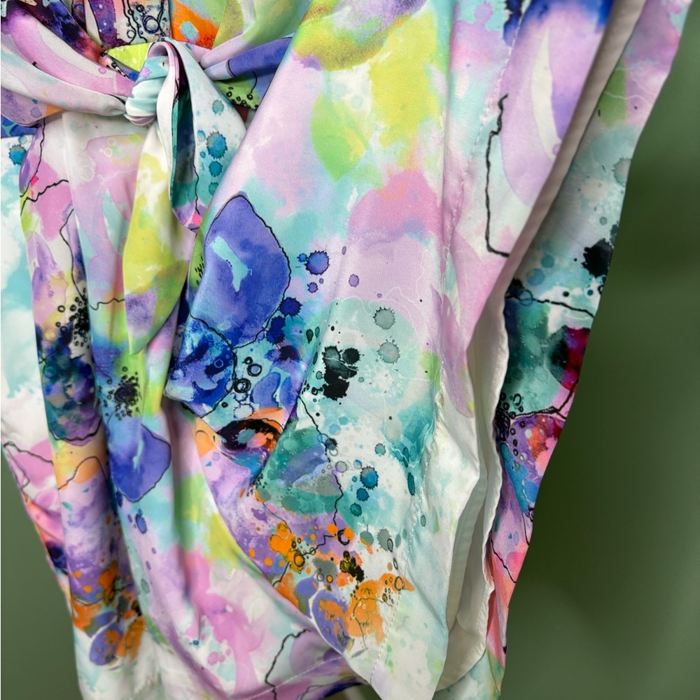 NWT Amanda U. Floral Multicolor Jumpsuit Small - Picture 6 of 11